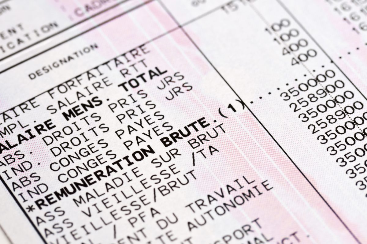 salaire mensuel