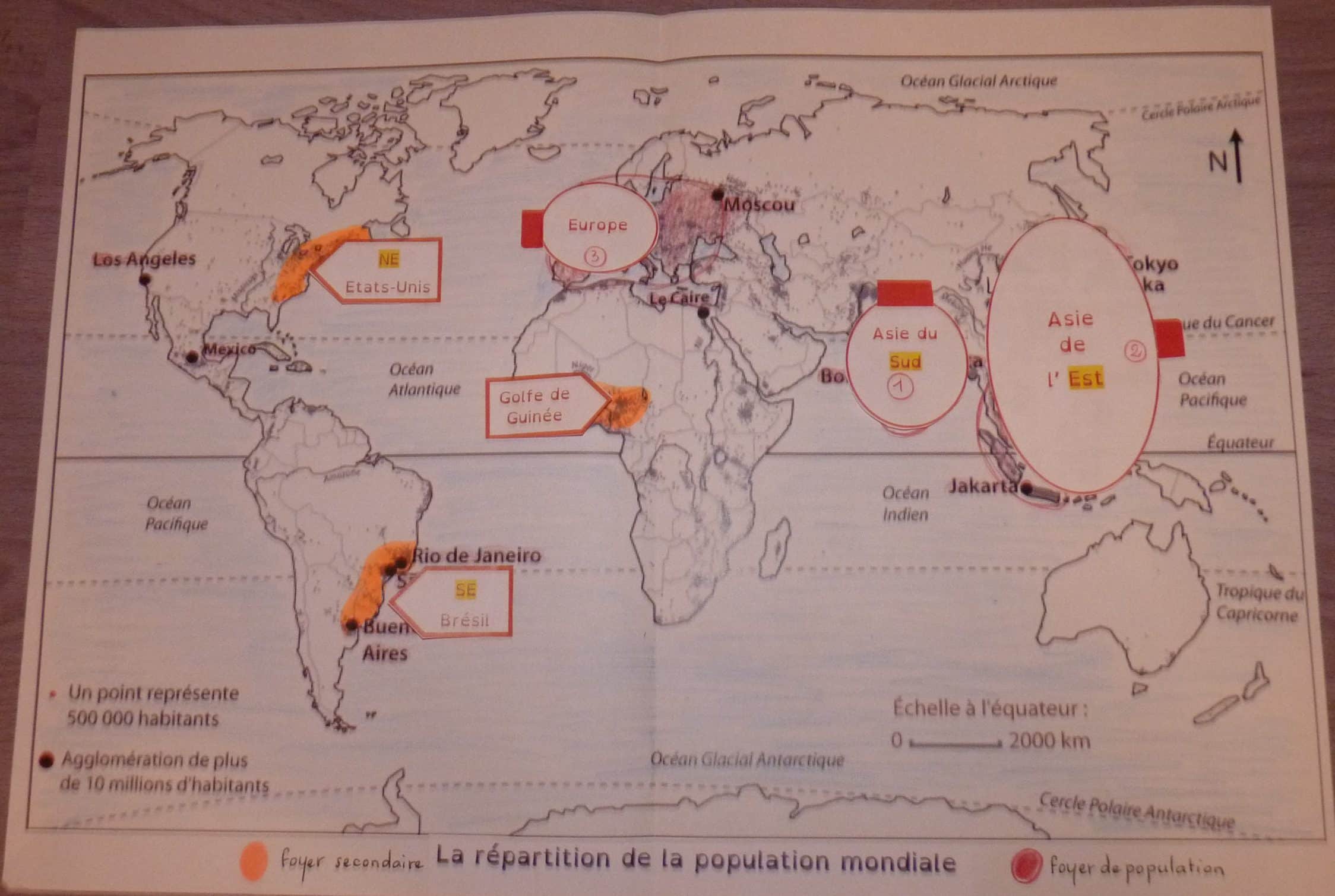Quels sont les foyers de peuplement ? Senior 