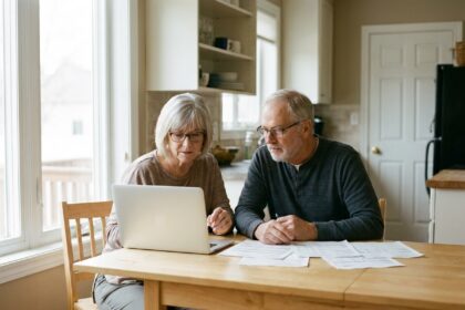 senior simulant un crédit en ligne