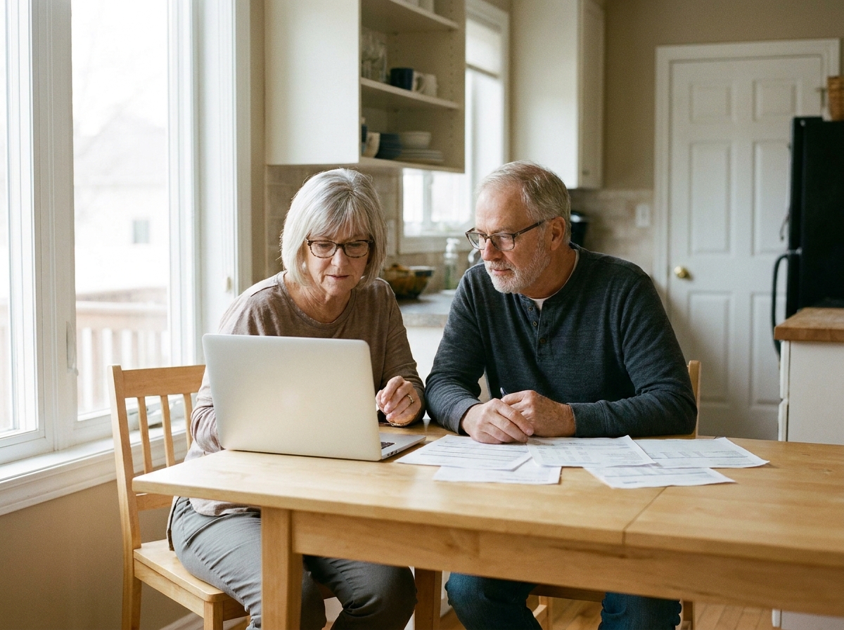 senior simulant un crédit en ligne
